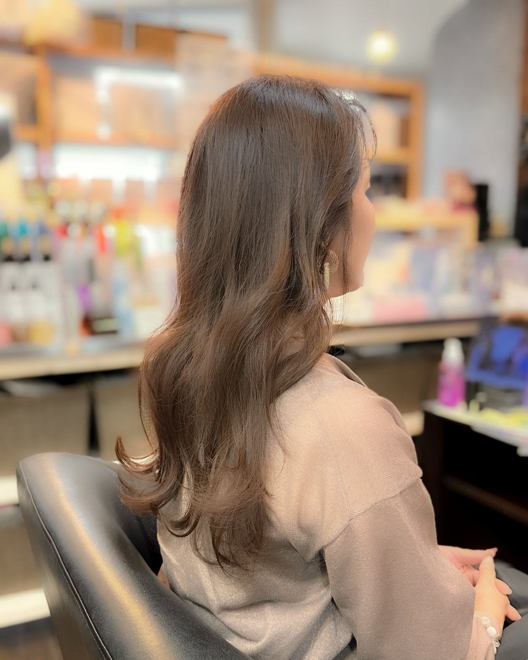 Lazoomeekの小城一介が施術したプレトワ関連のお客様スタイル：やわらかなロング