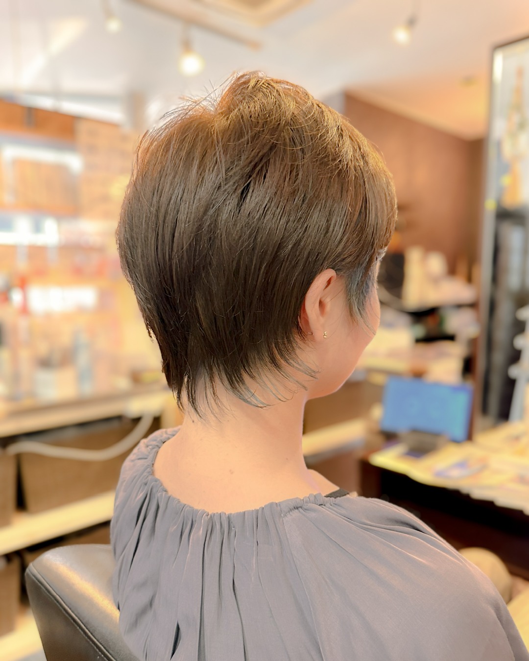 Lazoomeekの小城一介が施術したプレトワ関連のお客様スタイル：軽やかなショート